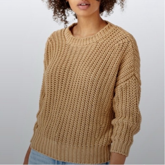 BABAA Cotton Sweater Pullover Natural #18 - Picture 1 of 9